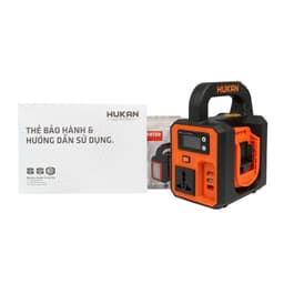 Bộ chuyển nguồn HUKAN G2-INI2102LI, Chuyển pin 21V - 220V, Tích hợp đèn LED - cổng sạc USB/Type-C 2