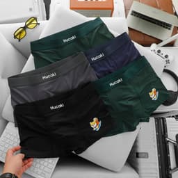 Quần Sịp Nam Luxury (22-100KG), Quần Boxer Nam Hải Đăng Menswear Quần Xì Nam vải thun lạnh sịp đùi co dãn mềm mát T1 5