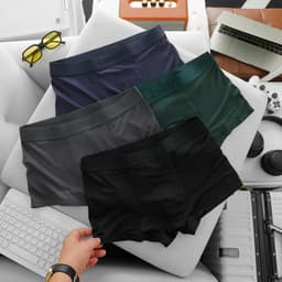 Quần Sịp Nam Luxury (22-100KG), Quần Boxer Nam Hải Đăng Menswear Quần Xì Nam vải thun lạnh sịp đùi co dãn mềm mát T1 4