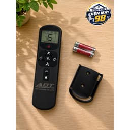 Điều Khiển  Quạt Trần ADT Động cơ DC 599. Hiển Thị Nhiệt Độ, Cấp Độ Gió và Mức Pin 3