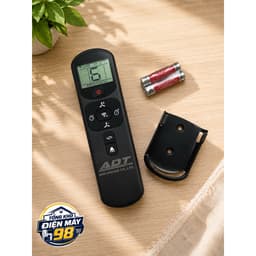 Điều Khiển  Quạt Trần ADT Động cơ DC 599. Hiển Thị Nhiệt Độ, Cấp Độ Gió và Mức Pin 1
