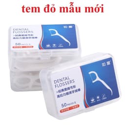 Combo 12 Hộp Tăm Chỉ Nha Khoa (600 Cái) Sợi Chỉ Mảnh Siêu Dai Làm Sạch Kẽ Răng Vệ Sinh Răng Miệng 2