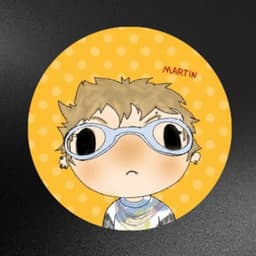 Huy hiệu-Pin cài Cortis CHIBI đáng yêu, 4,4cm sắc nét_Lime 3