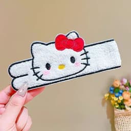 Miếng Dán Tóc Mái Dáng Dài Hình Thú Cưng Đáng Yêu Chống Hằn Nếp Dùng Khi Rửa Mặt, Makeup 2
