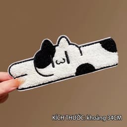 Miếng Dán Tóc Mái Dáng Dài Hình Thú Cưng Đáng Yêu Chống Hằn Nếp Dùng Khi Rửa Mặt, Makeup 3