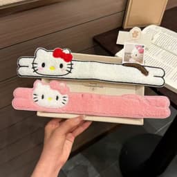 Miếng Dán Tóc Mái Dáng Dài Hình Thú Cưng Đáng Yêu Chống Hằn Nếp Dùng Khi Rửa Mặt, Makeup 4