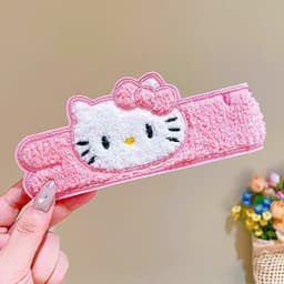 Miếng Dán Tóc Mái Dáng Dài Hình Thú Cưng Đáng Yêu Chống Hằn Nếp Dùng Khi Rửa Mặt, Makeup 9