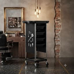 Xe Đẩy Juno MOLLYHAIR Nhựa 5 Tầng Dùng Cho Salon Làm Tóc Hoá Chất 2