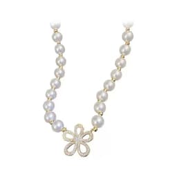Set Trang Sức Cô Dâu Ngọc Trai 3 Món – Vòng Cổ Vòng Tay Khuyên Tai Hoa Đính Đá Sang Trọng 6