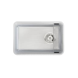 Chậu Rửa Bát Konox Tari Smart 7047PP Inox SUS304 Chống Xước 1 Hố Cao Cấp 700x470mm Lắp Âm Bàn Đá 3
