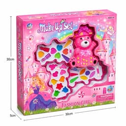 Bộ Đồ Chơi Trang Điểm Cho Bé Gái Make Up Set Gấu Hồng – Bộ Mỹ Phẩm Đồ Chơi Trẻ Em 3+ – Quà Tặng Bé Gái 1
