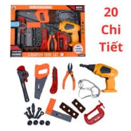 Bộ Đồ Chơi Dụng Cụ Sửa Chữa Cho Bé – Máy Khoan, Búa, Tua Vít, Cờ Lê – Đồ Chơi Kỹ Sư Thợ Máy Nhí 3+ Tuổi 3