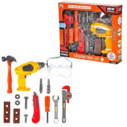 Bộ Đồ Chơi Dụng Cụ Sửa Chữa Cho Bé – Máy Khoan, Búa, Tua Vít, Cờ Lê – Đồ Chơi Kỹ Sư Thợ Máy Nhí 3+ Tuổi 4