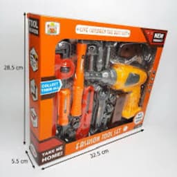 Bộ Đồ Chơi Dụng Cụ Sửa Chữa Cho Bé – Máy Khoan, Búa, Tua Vít, Cờ Lê – Đồ Chơi Kỹ Sư Thợ Máy Nhí 3+ Tuổi 2