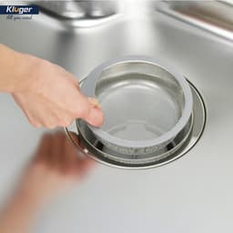 Chậu Rửa Bát Kluger KU8844FS Plus 1 Hố Inox 304 POSCO 880x445mm Bề Mặt Linen Chống Xước Chính Hãng 8