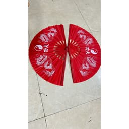 fresip 1 đôi quạt múa dưỡng sinh. quạt tập thể dục. quạt múa võ loại to, hàng siêu phẩm. cực dẻo, kêu cực to,mở cực dễ 9