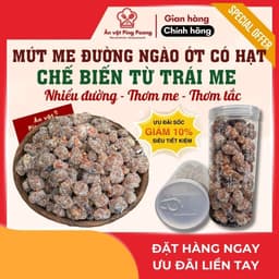 Me Ớt Đường Thơm Tắc Có Hạt - Vị Chua Ngọt, Mặn Cay Hoà Quyện Truyền Thống 1