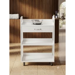 Xe Đẩy MOLLYHAIR Đựng Dụng Cụ Phun Xăm, Nhuộm Tóc 3 Tầng Có Ngăn Kéo Cao Cấp Kèm Bát Trộn Inox 1