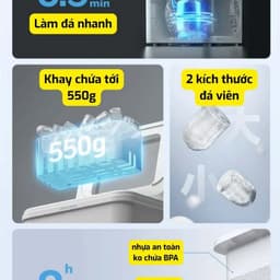 [MODEL 2025] MÁY LÀM ĐÁ PHILIPS ADD8090 ,BẢO HÀNH 12 THÁNG 8