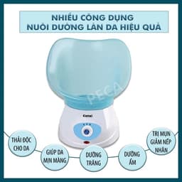 Máy Xông Mặt Hơi Nước Kemei KM-6080 MOLLYHAIR Điều Chình 2 Mức Nhiệt Độ Giải Quyết Tận Gốc Các Vấn Đề Về Da Mặt 4