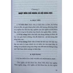 Sách - Giáo Trình Chủ Nghĩa Xã Hội Khoa Học (Dành Cho Bậc Đại Học Hệ Không Chuyên Lý Luận Chính Trị) 6