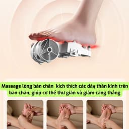 [MODEL 2026] MÁY MASSAGE CHÂN PHILIPS PPM5506F ,BẢO HÀNH 12 THÁNG 2