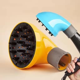 Đầu Sấy MOLLYHAIR Tạo Kiểu Tóc Xoăn, Loa Sấy Tóc Khếch Tán Gắn Máy Sấy Đa Năng Giúp Giữ Nếp Tóc Bồng Bềnh Tự Nhiên 1