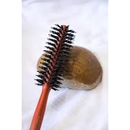Lược Tròn MOLLYHAIR Tạo Phồng Cán Gỗ Chống Tĩnh Điện, Tạo Kiểu Tóc Xoăn Tự Nhiên, Chống Rối Tóc 2