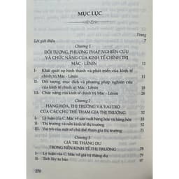 Sách - Giáo Trình Kinh Tế Chính Trị Mác - Lê Nin (Dành Cho Bậc Đại Học Hệ Không Chuyên Lý Luận Chính Trị) 4