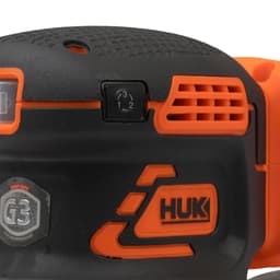 Máy Chà Nhám Tròn Dùng Pin HUKAN G3-L21-OS125, 3 Tốc Độ, Đường Kính 125mm - Tặng Bộ Giấy Nhám 8