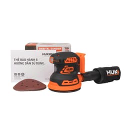 Máy Chà Nhám Tròn Dùng Pin HUKAN G3-L21-OS125, 3 Tốc Độ, Đường Kính 125mm - Tặng Bộ Giấy Nhám 3