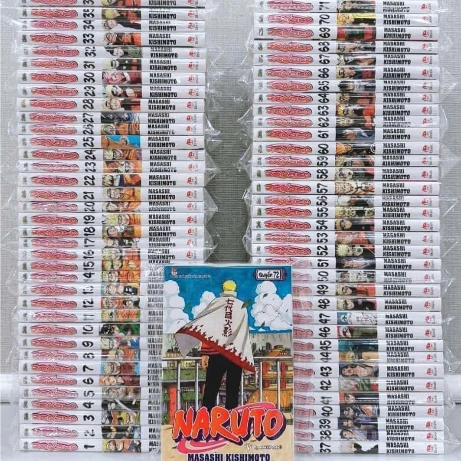 (new) Full bộ 72q vở naruto tập 1-72 tái bản new
