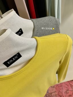 𝑨𝒏𝒏 𝑺𝒕𝒖𝒅𝒊𝒐 [SẴN] / Áo Thun Nữ Trơn Dài Tay 𝐄𝐍.𝐄𝐍 10919 Cổ Tròn Dáng Ôm Body Cotton Co Giãn Basic 7
