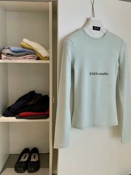 𝑨𝒏𝒏 𝑺𝒕𝒖𝒅𝒊𝒐 [SẴN] / Áo Thun Nữ Trơn Dài Tay 𝐄𝐍.𝐄𝐍 10919 Cổ Tròn Dáng Ôm Body Cotton Co Giãn Basic 10