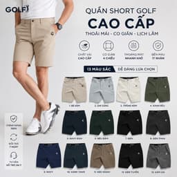 QUẦN SHORT GOLF NAM – FLEX GOLF TAYLOMADE 11 MÀU 1