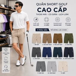 QUẦN SHORT GOLF NAM – FLEX GOLF TITLEIST 11 MÀU 1