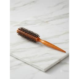 Lược Tròn Cán Gỗ Có Chuôi Nhọn MOLLYHAIR Chuyên Dụng Tạo Phồng Chân Tóc Lô Sấy Uốn Cúp Salon Cao Cấp 1