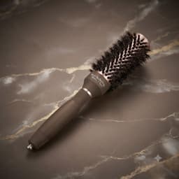 Lược Tròn MOLLYHAIR Tạo Kiểu Tóc Cao Cấp Nano Technology Ceramic Ionic Cán Nâu - Lược Sấy Phồng, Uốn Cúp Salon Đủ Size 5