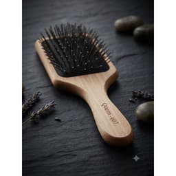 Lược Gỗ Queen MOLLYHAIR Chải Tóc Cán Gỗ Tự Nhiên Cao Cấp Lược Gỡ Rối, Chống Rụng Tóc, Mát-xa Kích Thích Mọc Tóc 3