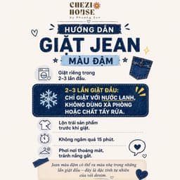 Quần Nữ Ống Suông Thêu Thỏ Nút Đinh CHEZI – Form Đẹp, Dài 96–102cm, Ống 25cm Tôn Dáng #8413-19 – Màu Xanh Nhạt 8