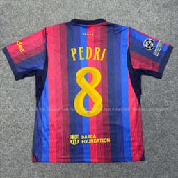 Bộ Quần Áo Bóng Đá Dài Tay CLB Barcelona Mùa Giải 2026/2027- Vải Polyster Thái Cao Cấp 4