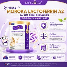 [Date 2028] Tăng đề kháng Moroka Nutrient Immune Guardian A2 Lactoferrin Đạm A2 100g [2g*50 gói] 5