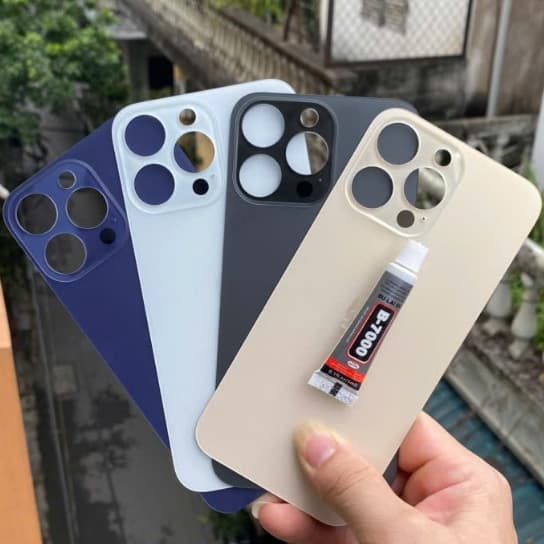 Thay kính sau cho 11 Pro, 12, 13, 14 Max Plus -Tặng keo dán