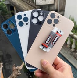 Thay kính sau cho 11 Pro, 12, 13, 14 Max Plus -Tặng keo dán 5