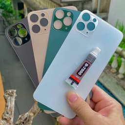 Thay kính sau cho 11 Pro, 12, 13, 14 Max Plus -Tặng keo dán 4