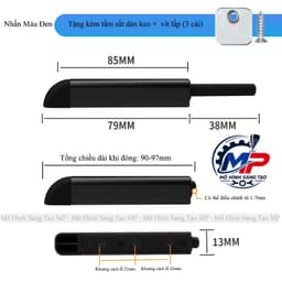 Chốt Nhấn Mở Tủ Thông Minh - Tiện Lợi - Dễ Lắp Đặt  KHOA-14 5