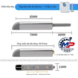 Chốt Nhấn Mở Tủ Thông Minh - Tiện Lợi - Dễ Lắp Đặt  KHOA-14 4