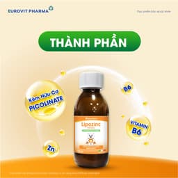 Kẽm Hữu Cơ Cho Bé Lipozinc - Giúp Ăn Ngon, Tiêu Hóa Tốt, Tăng Đề Kháng - Nhập Khẩu Chính Hãng Italy 150ml 2