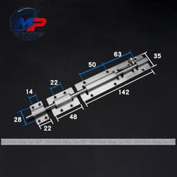 Chốt Gài Cửa Inox Khóa Cửa - Chắc Chắn, Bền Đẹp, Nhiều Kích Thước Lựa Chọn (Tặng kèm Vít) KHOA-15 8