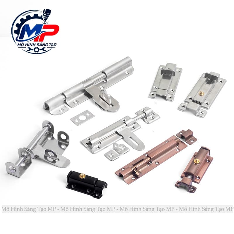 Chốt Cửa Inox Dạng Gài - Thiết Kế Nhỏ Gọn, Cố Định Cửa Tiện Lợi, Bền Chắc, Dễ Sử Dụng KHOA-16
